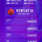 iPhone 14 Pro series Listed on AnTuTu Benchmark: 18% Higher Performance